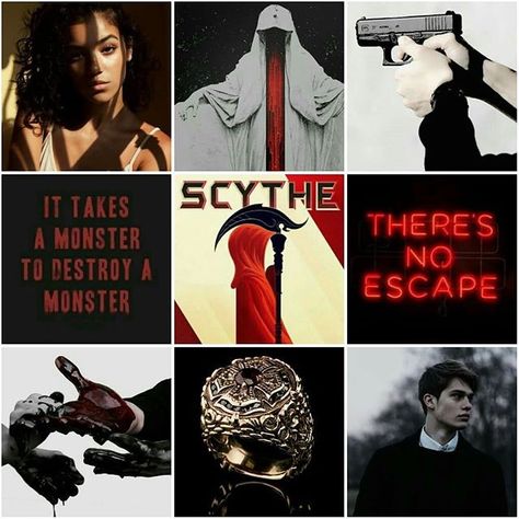 The Toll Neal Shusterman, Scythe Book Aesthetic, Citra And Rowan, Scythe Trilogy, Rowan Aesthetic, Neal Shusterman Books, Scythe Series, Scythe Book, Neal Shusterman