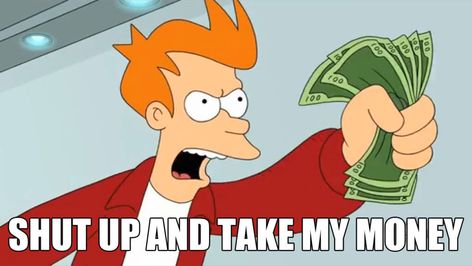 Jurassic World: Fallen Kingdom - Life Size Baby Blue Statue by Prime 1 Studio - The Toyark - News Take My Money Meme, Guitar Humor, Futurama Meme, Money Meme, Meme Names, Take My Money, Money Cards, Tv Show Quotes, My Money