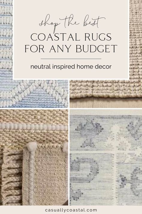 4 Images of coastal style rugs for your home Coastal Rugs Living Room, Blue Coastal Rug, Coastal Living Room Rugs, Neutral Coastal Living Room, Modern Bathroom Trends, Coastal Farmhouse Living Room, Bathroom Organization Shelves, Coastal Cottage Living Room, Coastal Rug