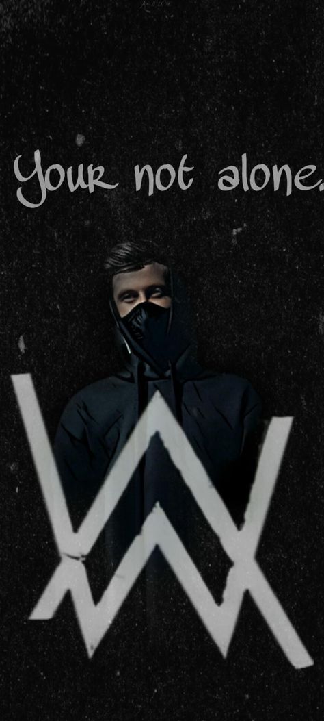 :) Alan Walker Wallpapers, Walker Wallpaper, You're Not Alone, Alan Walker, Old Wallpaper, Fun Easy, Iphone Wallpaper, Darth Vader, Wallpapers