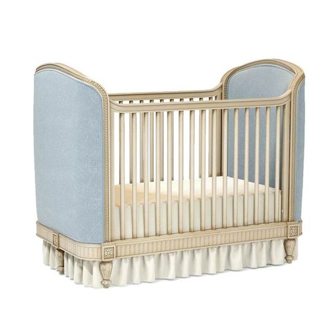 Tufted Crib, Restoration Hardware Crib, Upholstered Crib, Ikea Nursery, Baby Nursery Diy, Baby Nursery Organization, Small Closet Space, Baby Nursery Art