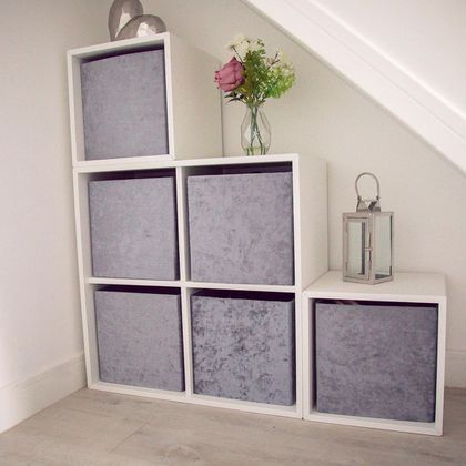 12 Easy Hacks for the IKEA EKET Cabinet Series Eket Cabinet, Ikea Eket, Cabinet Transformations, Stairs In Living Room, Easy Hacks, Ikea Hack Ideas, Diy Ikea Hacks, Understairs Storage, Stair Storage