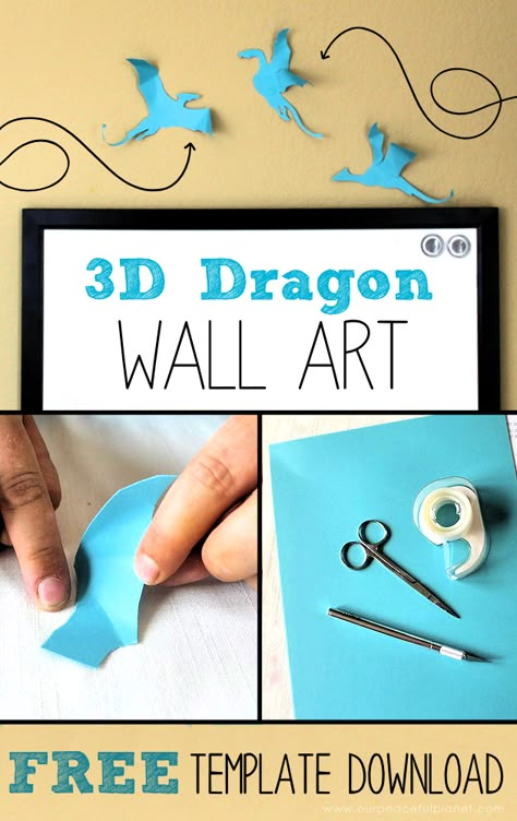 Dragon Party Decorations Diy, Dragon Decorations Diy, Dragon Bedroom Ideas, Dragon Bedroom, Dragon Decorations, Dragon Room, Dragon Craft, Dragon Wall Art, Toilet Roll Craft