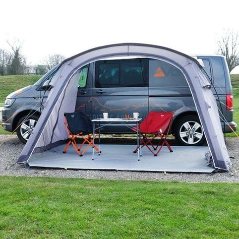 Campervan Awning Ideas, Camper Van Awning Ideas, Car Awning Ideas, Van Awning Ideas, Van Awning, Vw California Camper, Vw Transporter Campervan, Van Tent, Camper Awning