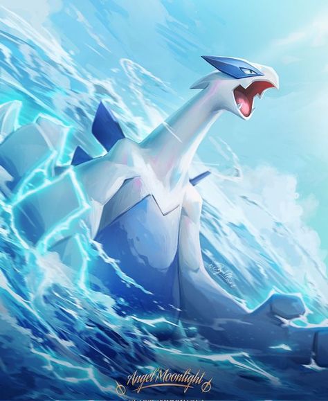 Lugia Pokemon Art, Shiny Lugia, Lugia Art, Skyrim Dragons, Lugia Pokemon, Pokemon Lugia, Kartu Pokemon, Lucario Pokemon, Dragon Wallpaper Iphone