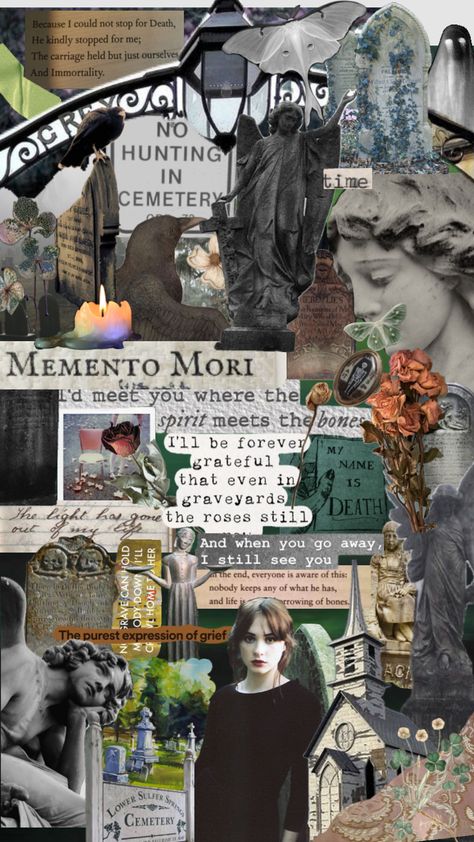 #cemetery #cemeteryaesthetic #morbid #morbidcore #graveyard #grave #graves #funeral #mementomori #spooky #spookyaesthetic #tombstone Southern Gothic Wallpaper, Memento Mori, Tombstone, Graveyard, Aesthetic Backgrounds, Cemetery, Mood Boards, Cute Wallpapers, Wallpapers