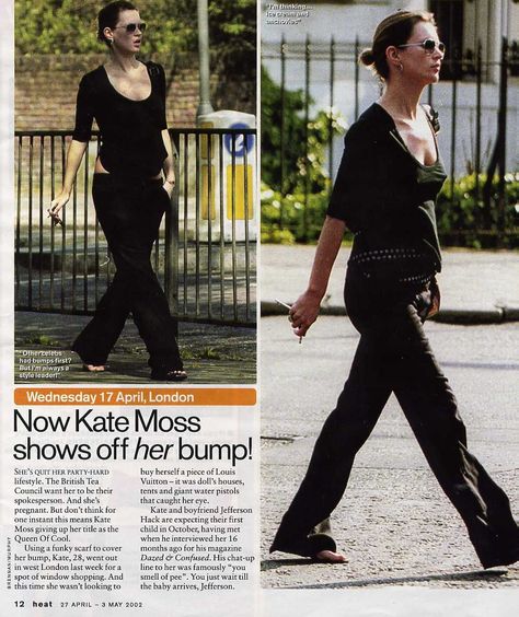 Pregnant Kate. Pregnant Kate Moss, Kate Moss Pregnant, Txema Yeste, Sophie Dahl, Lila Moss, London Now, Decades Of Fashion, Black Bandeau, Vogue Us