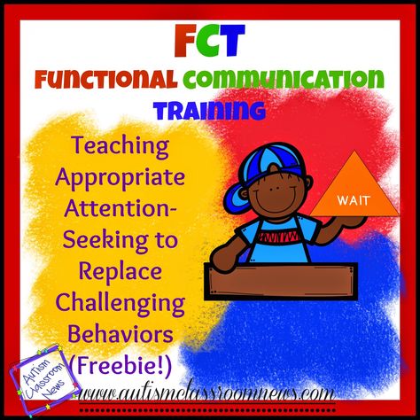 Print PDF When we talk about replacement behaviors and functional communication training (FCT), the three most common applications are teaching attention seeking, teaching escape behaviors, and teaching requesting items and actions (for the tangible function).  Today I want to talk about how to teach an individual to use an appropriate communicative way to gain attention ... Read More about Teaching Appropriate Attention-Seeking to Replace Challenging Behaviors (Freebie!) Replacement Behaviors, Communication Training, Behaviour Strategies, Behavior Interventions, Behavior Analyst, Behaviour Management, Attention Seeking, Challenging Behaviors, Therapeutic Activities