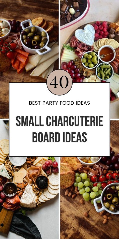 These 40+ charcuterie board ideas are perfect for any occasion. From small cheese plates to charcuterie boards for two, you’ll find everything you need, including gluten-free and aesthetic fruit board ideas. Save to your Recipe Ideas board for inspiration. Charcuterie Board For 3, Simple Platter Ideas, Charcuterie Board Ideas For 2, Charcuterie Plate For One, Unique Charcuterie Board Ideas Easy, Small Cheese Board Ideas Simple, Gluten Free Charcuterie Board Ideas, Small Charcuterie Board Ideas Simple, Small Simple Charcuterie Board