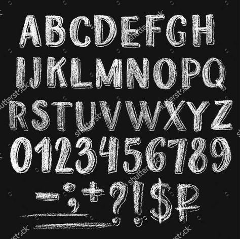 Lettering Fonts Alphabet Free Printable, Chalk Lettering Alphabet Fonts, Chalk Writing Fonts, Alphabet Fonts Cursive, Chalkboard Lettering Fonts, Chalkboard Fonts Alphabet, Alphabet Free Printable, Cool Letter Fonts, Money Symbols