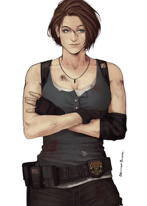 Resident Evil Collection, Jill Valentine, Fictional World, Fitness Models Female, Aesthetic Iphone, Resident Evil, Concept Art, Video Games, Character Art