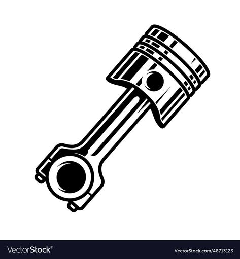 Gambar Piston, Piston Vector, Engine Tattoo, Tattoo Shading, Png Images, Vector Images, Vector Free, Vector Illustration, Royalty Free