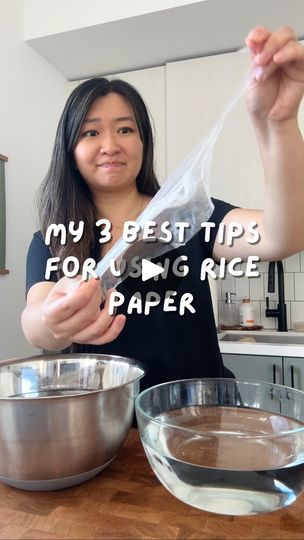 Rice Paper Recipes Noodles, Rice Paper Lunch Ideas, Rice Paper Recipes Videos, Rice Paper Cheese Sticks, Easy Rice Paper Rolls, Rice Paper Burrito, Rice Paper Recipes Chicken, What To Do With Rice Paper, How To Use Rice Paper Wraps