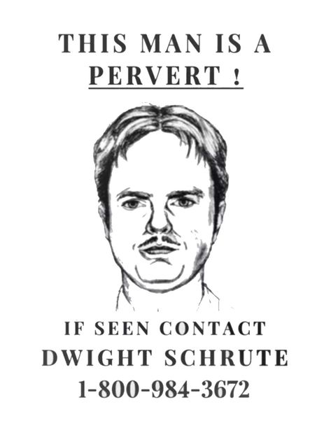 Dwight Schrute Quotes, Office Themed Party, Office Birthday Party, The Office Stickers, The Office Show, Office Themes, Office Memes, Wanted Poster, Office Quotes