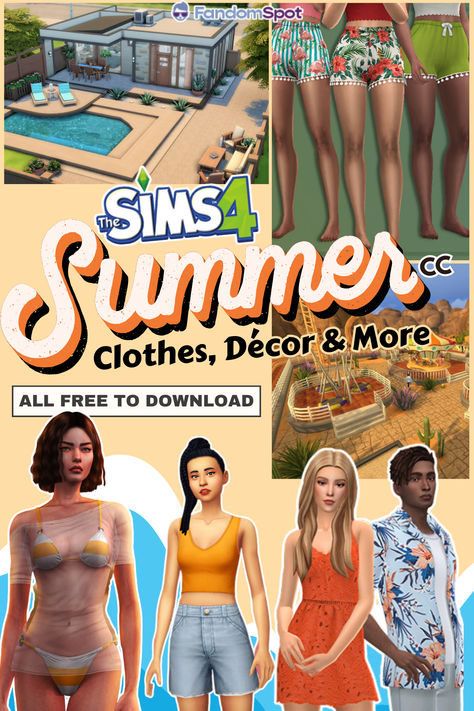 Sims 4 Cc Outer Banks Clothes, Sims 4 Cc Hawaii, Island Sims 4 Cc, Sims 4 Beach Cc, Sims 4 Summer Cc, Sims 4 Sulani, Sims Legacy Challenge, Small Pet Bed, Orange Wedges