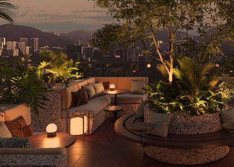 Rosewood to Open Private Members Club ‘Carlyle & Co.’ – WWD Rooftop Bbq, Restaurant Terrace, Terrace Bar, Private Members Club, Rooftop Restaurant Design, Small Seating Area, Rosewood Hotel, Members Club, White Hall