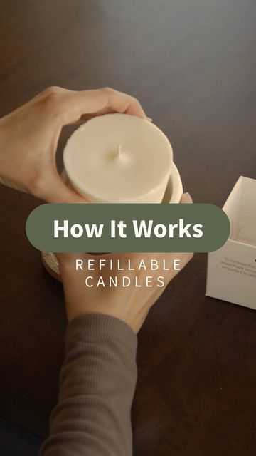 Arbor Made on Instagram: "Arbor Made refillable candles: here’s how they work!" Arbor, Candles, Green, On Instagram, Instagram