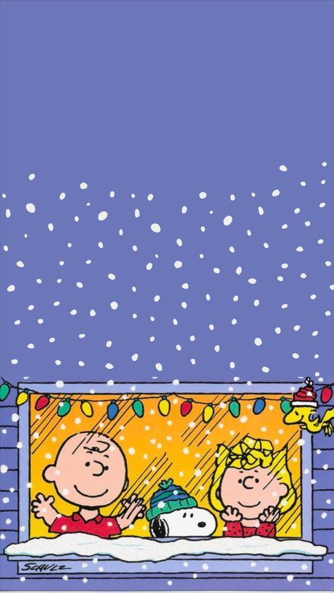 Snoopy Christmas Wallpaper, Bolo Snoopy, Peanuts Wallpaper, Christmas Wallpaper Iphone Cute, Snow Wallpaper, A Charlie Brown Christmas, Xmas Wallpaper, Sweet Dog, Christmas Phone Wallpaper