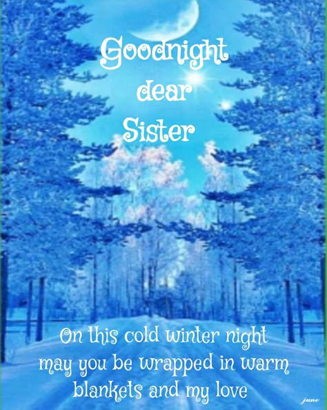 Sweet Dreams Sister, Goodnight Sister Sweet Dreams, Good Night Sis, Goodnight Sister Quotes, Goodnight My Dear Sister, Quote Moon, Quote Night, Night Sister, Good Night Sister