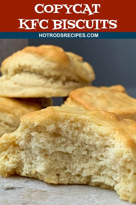 Copycat KFC Biscuits Kfc Biscuit Recipe, Kfc Biscuits, Copycat Kfc, Restaurant Recipes Famous, Kfc Chicken Recipe, Cheesecake Factory Recipes, Kfc Recipe, Fast Food Menu, Chicken And Biscuits