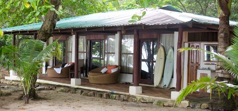 Surf House - Villas at Florblanca Resort, Costa Rica Tiny Beach House, Beach Shacks, Style Surf, Hawaii Homes, Surf House, Surf Shack, House Beach, Beach Shack, Style Cottage