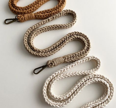 Crochet Lanyard, Crochet I Cord, Pola Macrame, Diy Lanyard, Crochet Cord, Mode Crochet, I Cord, Purse Handles, Single Crochet Stitch