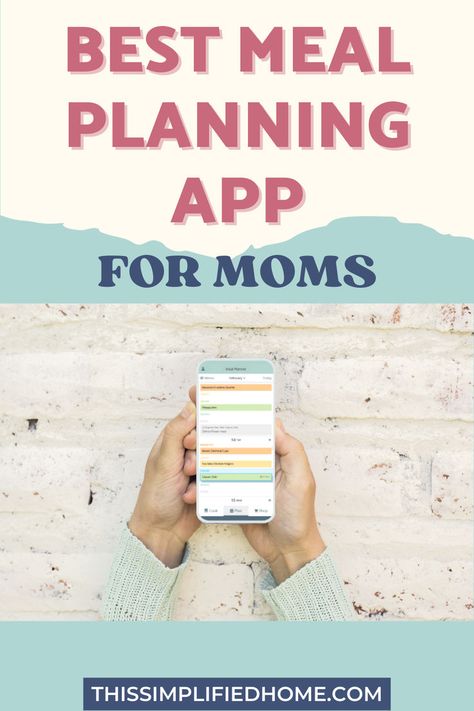 Two hands holding a cell phone with the Plan to Eat meal planner displayed on the screen. Best Meal Planning Apps, Meal Plan App, Meal Planner Calendar, Busy Mom Planner, Recipe Storage, Meal Planning Calendar, Shopping List Template, Meal Planning App, 5 Minute Meals