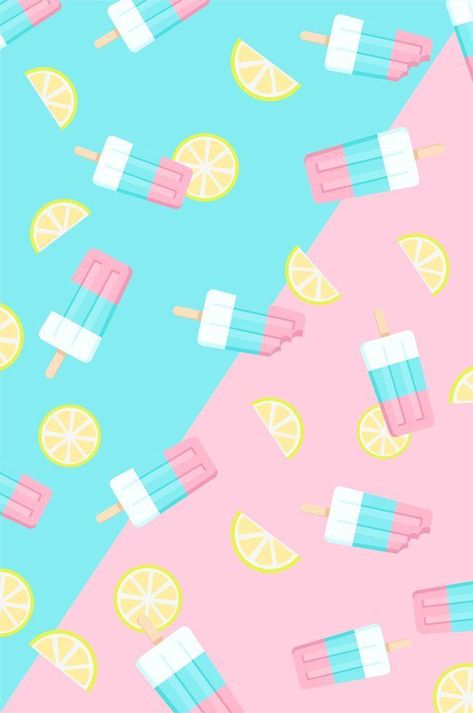 Popsicle Wallpaper, Fun Wallpapers, Watch Background, Popsicle Holders, Beautiful Summer Wallpaper, Pusheen Cute, Cute Home Screen Wallpaper, Summer Wallpapers, Cellphone Background