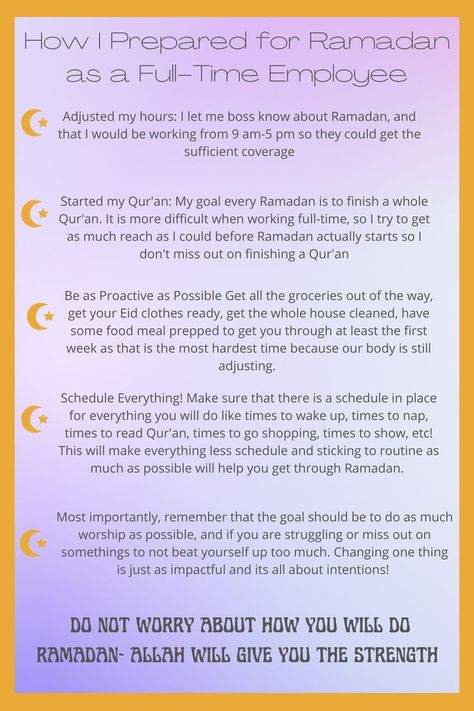 Ramadan Prep
WFH
Full-time Ramadan Preparation, Ramadan Prep, Preparing For Ramadan, Be Proactive, For Ramadan, Full Time Work, Ramadan, Quran, Let It Be