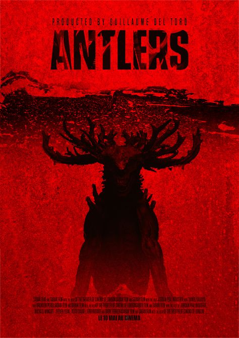 Antlers Movie, Keys Art, Alternative Movie Posters, Graphic Design Poster, Horror Films, Antlers, Movie Poster, Art Direction, Poster Design