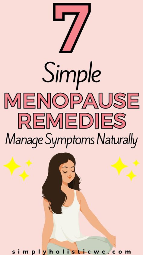 7  ways to manage menopause holistically Premenopausal Symptoms, Hormone Imbalance Symptoms, Low Estrogen Symptoms, Natural Hormones, Health Guru, Women Health Care, Sleep Remedies, Preventative Health, Hormone Health