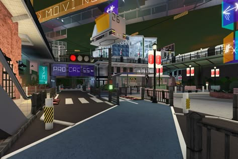 Bloxburg Japanese Town Layout, Bloxburg Cyberpunk City, Bloxburg Korean Town, Bloxburg Alleyway, Japanese Town Layout, Tokyo Bloxburg, Bloxburg Street, Bloxburg Japanese House, Bloxburg Town Layout Small Plot