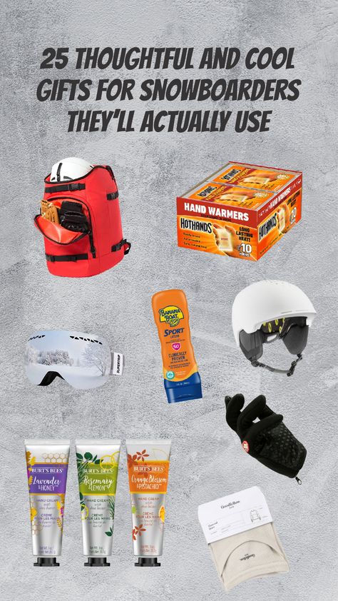 Ski Trip Gift Basket, Prize Ideas, Skier Gifts, Snowboarding Gifts, Snowboarding Trip, Ski Bums, Useful Gifts, Ski Gifts, Sports Products