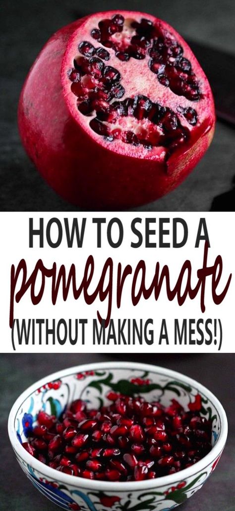 How To Open Pomegranate, How To Cut Pomegranate, Pomegranate Recipes, Cooking Tutorials, Baking Tutorial, Eat Seasonal, Pomegranate Seeds, Recipe For Mom, Appetizer Snacks