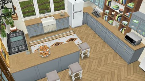 Sims Freeplay Kitchen Ideas, Sims Rooms, The Sims Freeplay, Sims Freeplay Houses, Sims Free Play, Sims 4 House Design, Sims Freeplay, Free Play, House Art