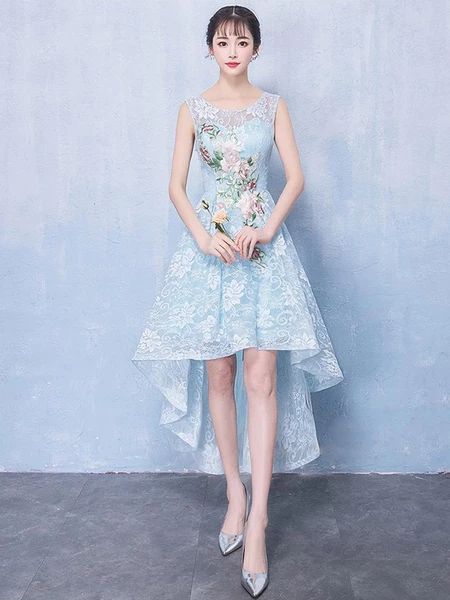 High Low Light Blue Lace Cheap Homecoming Dresses Online, CM697 – SposaDresses Elegant Formal Dresses, Cheap Homecoming Dresses, Prom Dresses 2019, Dresses Formal Elegant, Graduation Dresses, Dresses Elegant, Short Prom, Formal Dresses Prom, Low Light