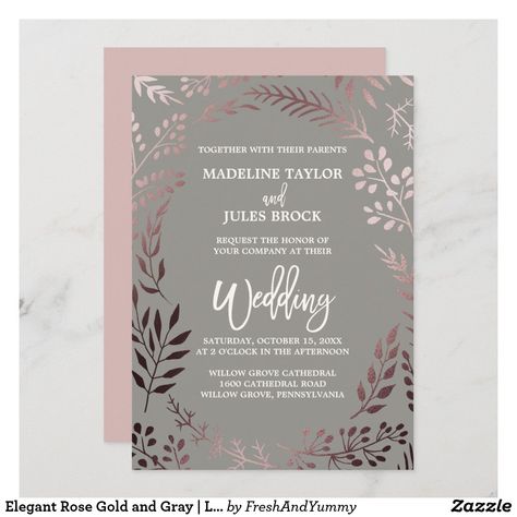 Bridal Tea Party Invitations, Blush And Grey Wedding, Formal Wedding Invitation, Frame Wedding Invitation, Rose Gold Wedding Invitations, Reception Invitation, Grey Wedding Invitations, Bridal Tea Party, Navy Blue Wedding Invitations