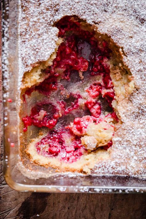 Raspberry Pudding, Gluten Free Dessert, Lemon Custard, Cold Cream, Gluten Free Treats, Mince Pies, Fruit Tart, Baking With Kids, Glass Baking Dish