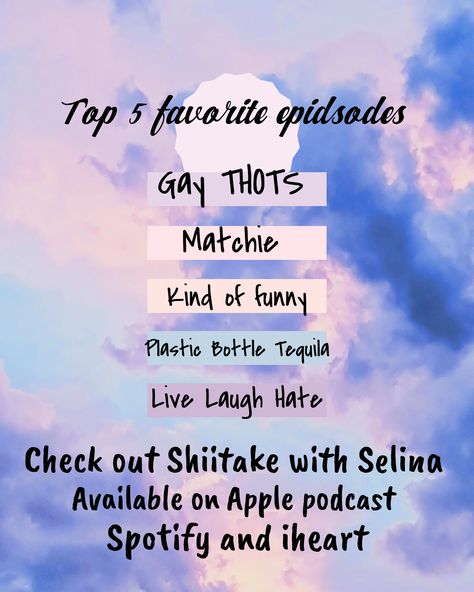 A comedy podcast by a very opinionated, sarcastic, and real podcaster. My podcast journey began as a way to vent. As a woman I naturally love taking shit (don’t pretend you don’t) So I started a podcast randomly and turns out, I’m kind of funny. Season 2 is better IMO, as season 1 was more of a practice round. But there are a couple favorites in season 1, such as: What is Shiitake, Gay THOTS, and Live, Laugh, Hate. Both seasons are available on apple podcast, Spotify, and iheart. Funny Podcasts, Stealing Quotes, Apple Podcast, Starting A Podcast, Anger Management, My Opinions, Funny Stories, Making Friends, Funny Kids