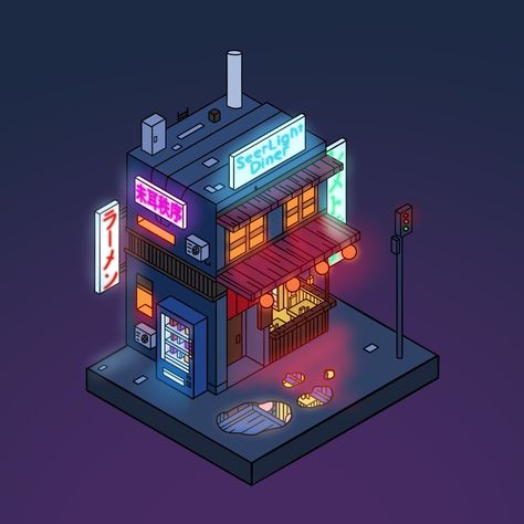 Isometric building art drawing in procreate l Kalender Design, 3d Pixel, Piskel Art, Isometric Drawing, Pixel Art Background, 8bit Art, Cool Pixel Art, Isometric Art, Isometric Design