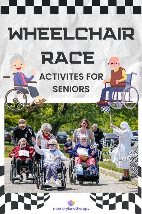 Hello, fellow aged care coordinators and seniors’ activity enthusiasts! Are you looking for an exciting and lighthearted way to keep our beloved seniors engaged and active? Look no further! In this informative guide, we’re about to embark on a thrilling adventure that’s bound to bring smiles, laughter, and an adrenaline rush to the hearts of our senior community – the Wheelchair Race activity for seniors! Activity For Seniors, Noodle Horse, Dancing Exercise, Exercise For Seniors, Dog Quiz, Memory Care Activities, Activities For Seniors, Senior Living Activities, Olympics Activities