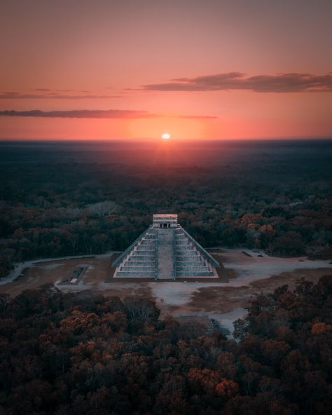 MEXICO from Above on Behance Chichen Itza Mexico, World Most Beautiful Place, Yucatan Mexico, Beautiful Sunrise, Chichen Itza, Beautiful Places In The World, Mexico Travel, Aerial Photography, Travel Life