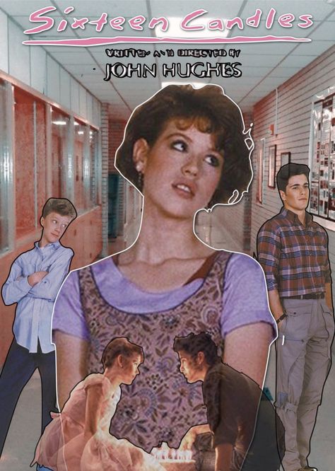 Sixteen Candles Movie Poster, Sixteen Candles Poster, 16 Candles Movie, Sixteen Candles Movie, John Hughes Movies, 16 Candles, Sixteen Candles, Brat Pack, Bathroom Decor Themes