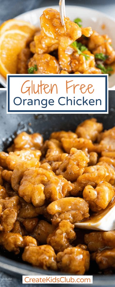 Homemade Orange Chicken Sauce, Gluten Free Orange Chicken Recipe, Homemade Orange Chicken, Gluten Free Orange Chicken, Gluten Free Chinese Food, Gluten Free Fried Chicken, Gluten Free Asian Recipes, Orange Chicken Sauce, Gluten Free Chinese