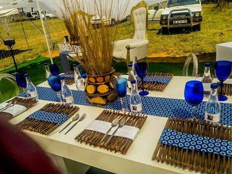 African Traditional Wedding Decoration, Lobola Decor, Unique Event Ideas, Zulu Traditional Wedding, African Wedding Theme, Safari Wedding, White Wedding Decorations, Wedding Reception Fun, Simple Wedding Decorations