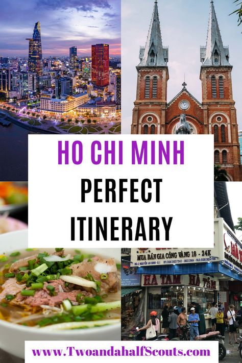 This is the perfect Ho Chi Minh itinerary that will show you all the best things to do in Ho Chi Minh, Vietnam. Itinerary Design, Vietnam Holidays, Visit Vietnam, Perfect Itinerary, Vietnam Travel, Ho Chi Minh City, Ho Chi Minh, All The Best, Cambodia