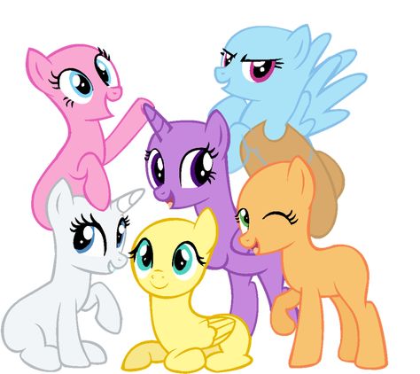 Mane Six Mlp, Mane 6, Mlp Base, Mlp Pony, Clipart Images, Png Clipart, Transparent Png, My Little Pony, Pikachu