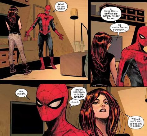 From Ultimate Spider-Man #6 (2024) Writer: Jonathan Hickman / Artist: Marco Checchetto / Colorist: Mat Wilson / Letterer: Cory Petit   #comics #comicbooks #spiderman #MARVEL #marvelcomics #thisweeksbestpanels #comicbookpanel #ultimatespiderman Spider Man Facts, Spiderman Comic Art, Ultimate Spider Man, Mary Jane Watson, Comic Book Panels, Ultimate Spiderman, Spiderman Homecoming, Spiderman Comic, Spiderman Art