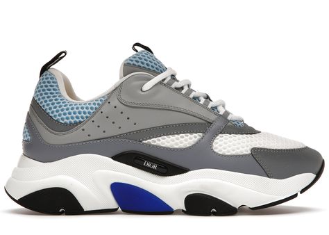 Dior B22 Sneakers in White/Blue Dior B22 Outfit Men, Dior B22 Sneakers, Tenis Dior, Nike Tech Tracksuit, Dior B22, Gentlemen Wear, Dior Sneakers, Men Dior, Market Value