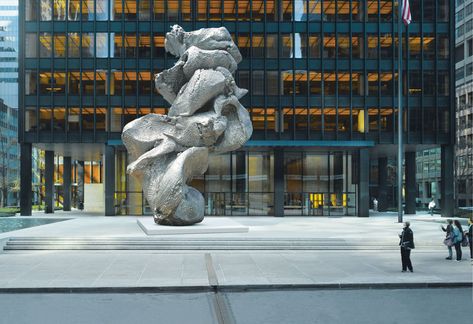 Urs Fischer Large Scale Sculpture "Big Clay #4" Outside of the Seagram Building Autre Magazine Urs Fischer, Seagram Building, Gagosian Gallery, Spanish Conquistador, Public Sculpture, Art Organization, New York Art, Big Art, Art Installations